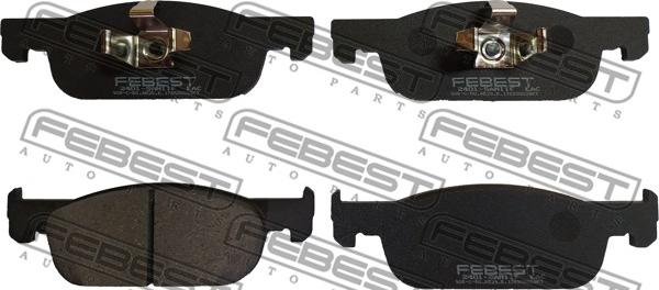 Febest 2401-SANIIF - Kit pastiglie freno, Freno a disco www.autoricambit.com