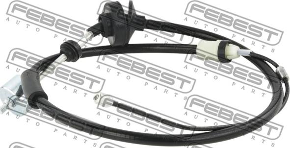 Febest 24108-LOGI - Cavo comando, Comando frizione www.autoricambit.com