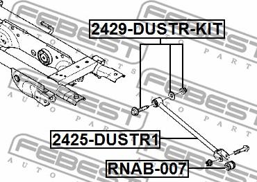 Febest 2429-DUSTR-KIT - Bullone correzione campanatura www.autoricambit.com