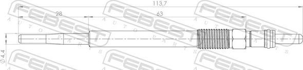 Febest 25642-005 - Candeletta www.autoricambit.com