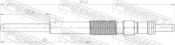 Febest 25642-003 - Candeletta www.autoricambit.com