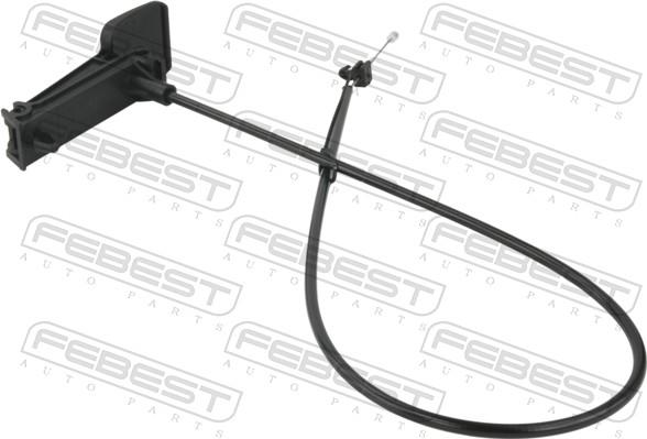 Febest 25101-X7F - Cavo comando cofano motore www.autoricambit.com