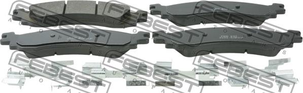 Febest 2101-EXPIVF - Kit pastiglie freno, Freno a disco www.autoricambit.com