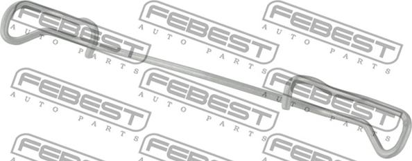 Febest 2103-001 - Molla, Pastiglia freno www.autoricambit.com