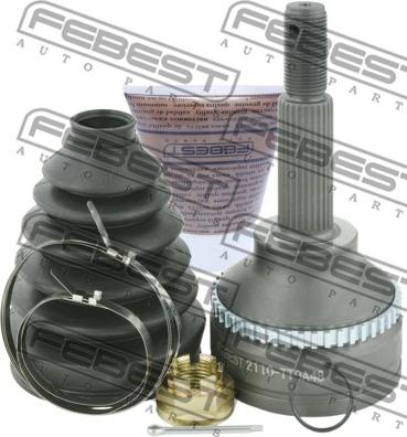 Febest 2110-TT9A48 - Kit giunti, Semiasse www.autoricambit.com