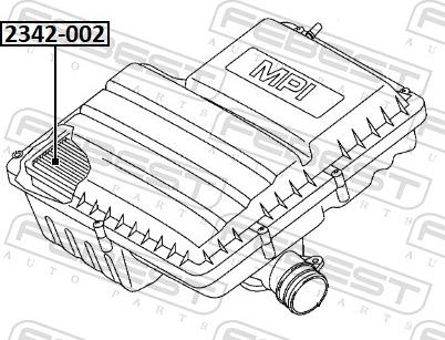 Febest 2342-002 - Filtro aria www.autoricambit.com