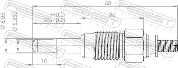 Febest 23642-002 - Candeletta www.autoricambit.com