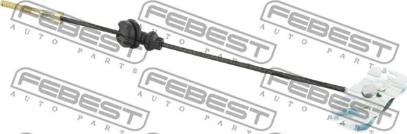 Febest 22100-FBF - Cavo comando, Freno stazionamento www.autoricambit.com