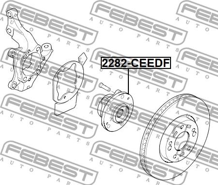 Febest 2282-CEEDF - Mozzo ruota www.autoricambit.com