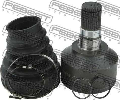 Febest 2711-XC70LH - Kit giunti, Semiasse www.autoricambit.com