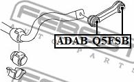 Febest ADAB-Q5FSB - Supporto, Asta di reazione www.autoricambit.com