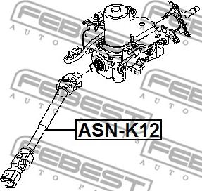 Febest ASN-K12 - Albero sterzo www.autoricambit.com
