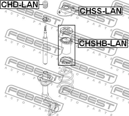 Febest CHD-LAN - Tampone paracolpo, Sospensione www.autoricambit.com