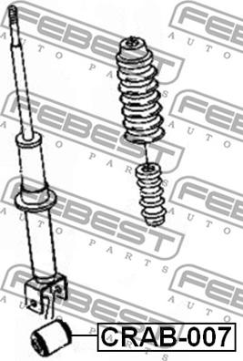 Febest CRAB-007 - Boccola, Ammortizzatore www.autoricambit.com