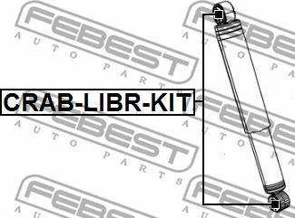 Febest CRAB-LIBR-KIT - Kit montaggio, Ammortizzatore www.autoricambit.com