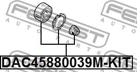 Febest DAC45880039M-KIT - Kit cuscinetto ruota www.autoricambit.com