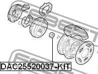 Febest DAC25520037-KIT - Kit cuscinetto ruota www.autoricambit.com