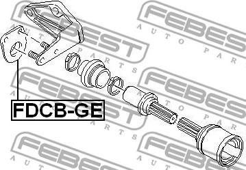 Febest FDCB-GE - Cuscinetto, Albero primario www.autoricambit.com