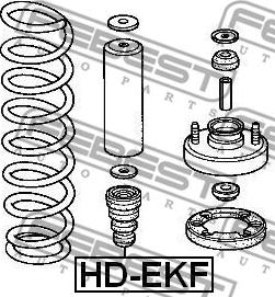 Febest HD-EKF - Tampone paracolpo, Sospensione www.autoricambit.com