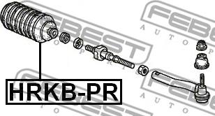 Febest HRKB-PR - Soffietto, Sterzo www.autoricambit.com