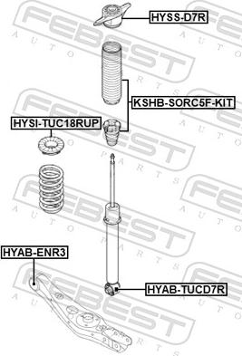 Febest HYAB-TUCD7R - Carter, Filtro olio www.autoricambit.com