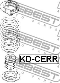 Febest KD-CERR - Tampone paracolpo, Sospensione www.autoricambit.com