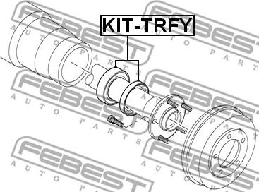 Febest KIT-TRFY - Cuscinetto, Albero primario www.autoricambit.com