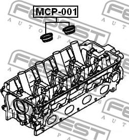 Febest MCP-001-PCS2 - Anello tenuta, Cavità candela www.autoricambit.com