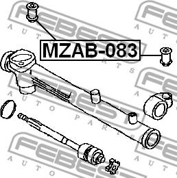 Febest MZAB-083 - Supporto, Scatola guida www.autoricambit.com