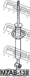 Febest MZAB-138 - Boccola, Ammortizzatore www.autoricambit.com