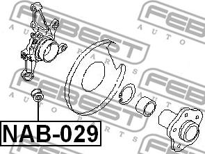 Febest NAB-029 - Silent Block, Supporto Braccio Oscillante www.autoricambit.com