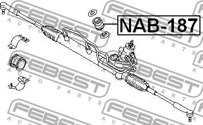 Febest NAB-187 - Supporto, Scatola guida www.autoricambit.com