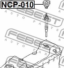 Febest NCP-010 - Guarnizione, Copritestata www.autoricambit.com