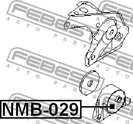 Febest NMB-029 - Sospensione, Motore www.autoricambit.com