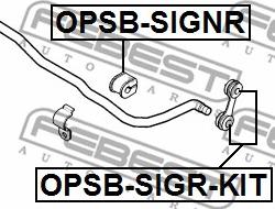 Febest OPSB-SIGR-KIT - Kit riparazione, Barra accoppiamento stabilizzatore www.autoricambit.com