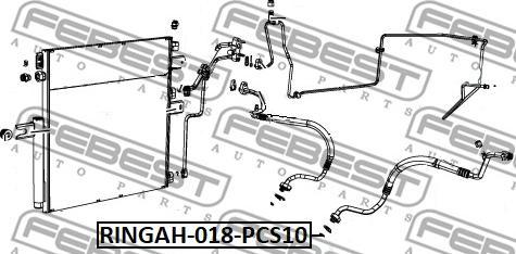 Febest RINGAH-018-PCS10 -  www.autoricambit.com