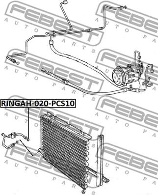 Febest RINGAH-020-PCS10 -  www.autoricambit.com