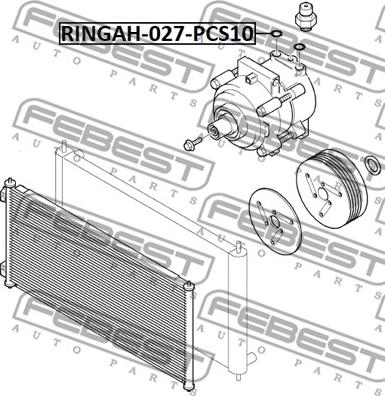 Febest RINGAH-027-PCS10 -  www.autoricambit.com