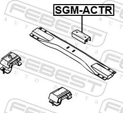 Febest SGM-ACTR - Sospensione, Motore www.autoricambit.com