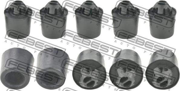 Febest TD-012-PCS10 - Paracolpi, Cofano motore www.autoricambit.com