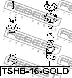 Febest TSHB-16-GOLD - Tampone paracolpo, Sospensione www.autoricambit.com