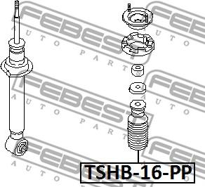 Febest TSHB-16-PP - Kit parapolvere, Ammortizzatore www.autoricambit.com