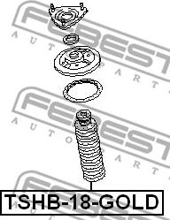 Febest TSHB-18-GOLD - Parapolvere, Ammortizzatore www.autoricambit.com