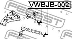 Febest VWBJB-002 - Kit riparazione, Giunto di supporto / guida www.autoricambit.com