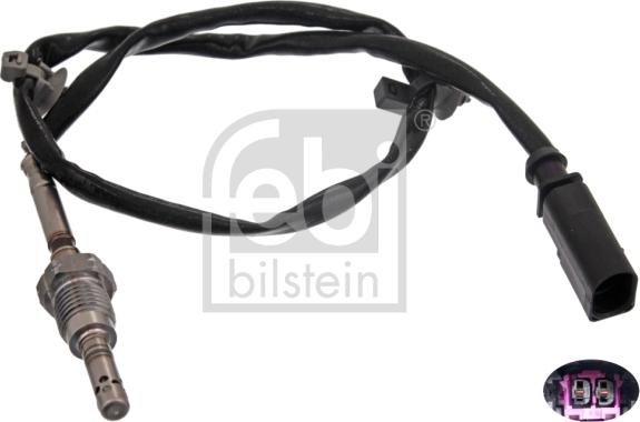 Febi Bilstein 49303 - Sensore, Temperatura gas scarico www.autoricambit.com