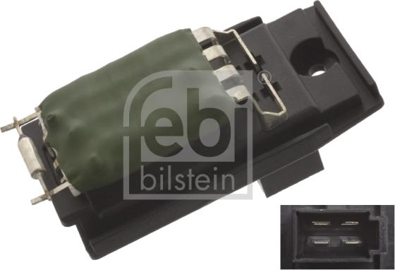 Febi Bilstein 45415 - Resistenza, Ventilatore abitacolo www.autoricambit.com