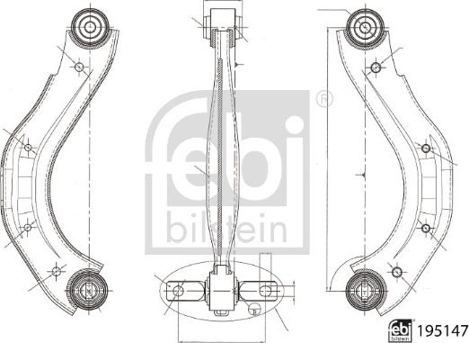 Febi Bilstein 195147 - Sospensione a ruote indipendenti www.autoricambit.com