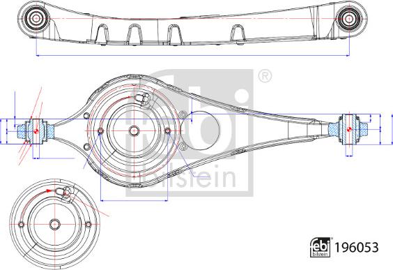 Febi Bilstein 196053 - Sospensione a ruote indipendenti www.autoricambit.com