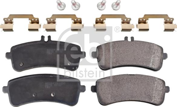 Febi Bilstein 16969 - Kit pastiglie freno, Freno a disco www.autoricambit.com