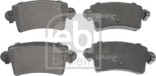 Febi Bilstein 16493 - Kit pastiglie freno, Freno a disco www.autoricambit.com